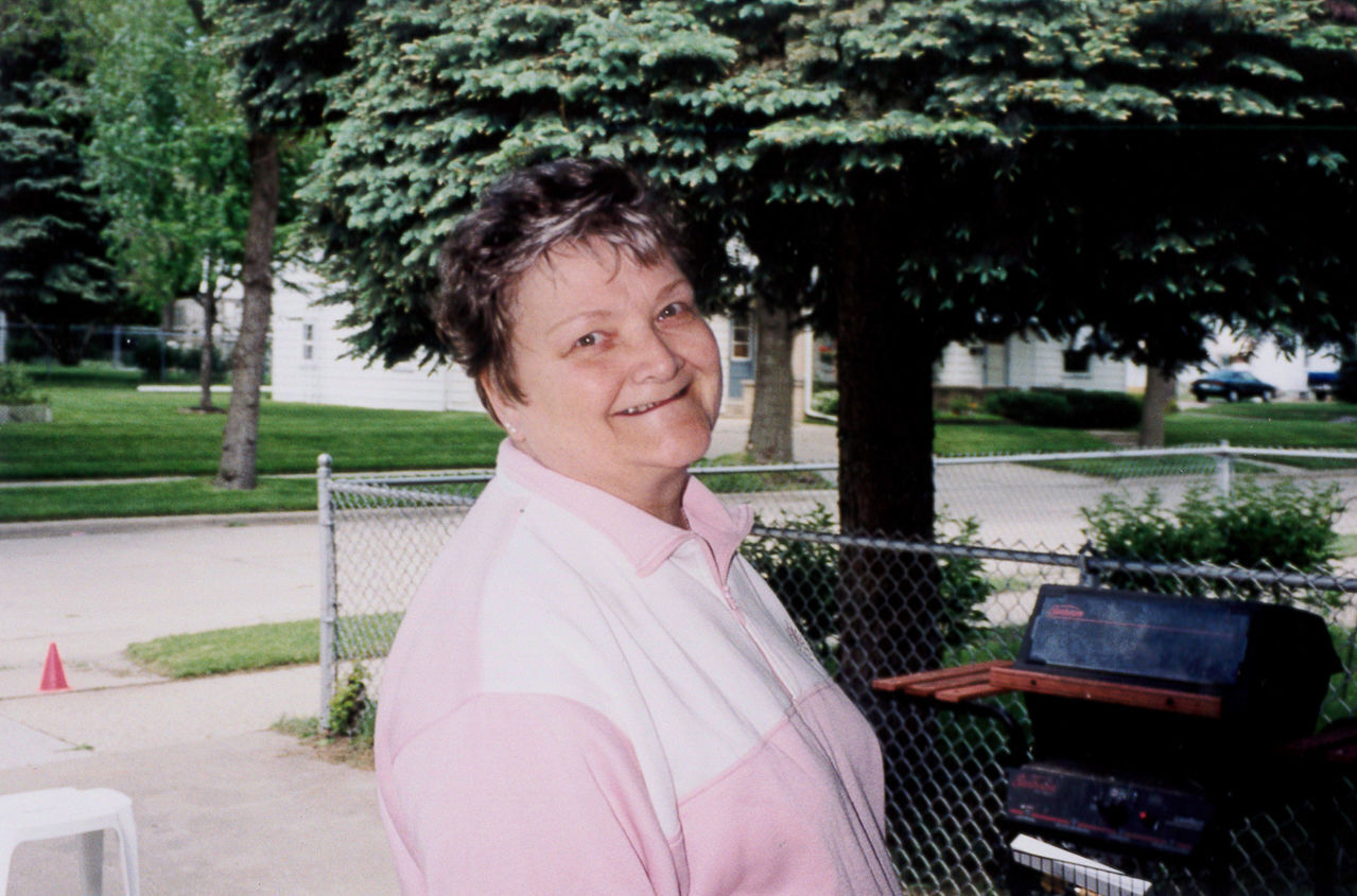 Greta in driveway